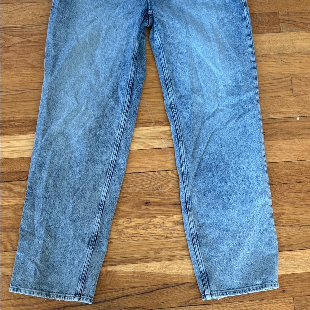Good American Good 90s High Rise Straight Leg Jeans 8 29 Stretch Relaxed Baggy - Picture 5 of 14